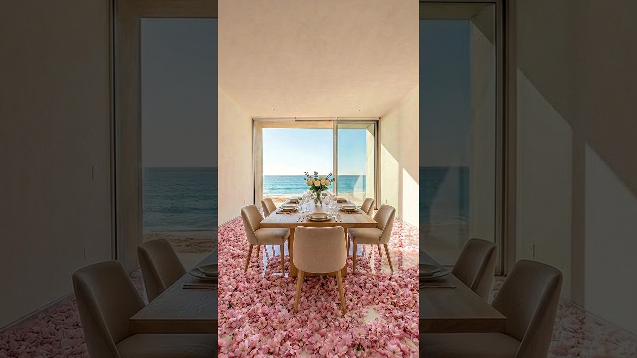 This Dining Room Floor Looks Like Glass 😱 Cherry Blossom Epoxy Transformation Reveal 🌸✨ This Dining Room Floor Looks Like Glass 😱 Cherry Blossom Epoxy Transformation Reveal 🌸✨