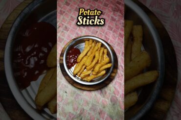🔥💘 Trending Potato Sticks 🤗 #chef #shorts #streetfood #trending #cooking #recipe #cooking