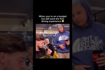 When You’re on a Budget But Still Want Fine Dining 😂💰#funny #friends #coke #shorts