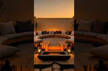 Golden Modern Fine Dining Space