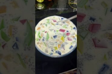 Fruit Cocktail Coconut pudding-Fruit Salad with agar agar #cooking#shorts #iftardresserrecipe2026