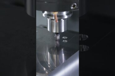 Happy Valentine's Day from Tungaloy 💝 Our three-flute chef "steels" it away! #shorts #cnc #machine