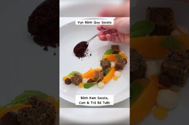 Bánh Kem Trà Bá Tước, Socola và Cam Đẳng Cấp Fine Dining #shorts