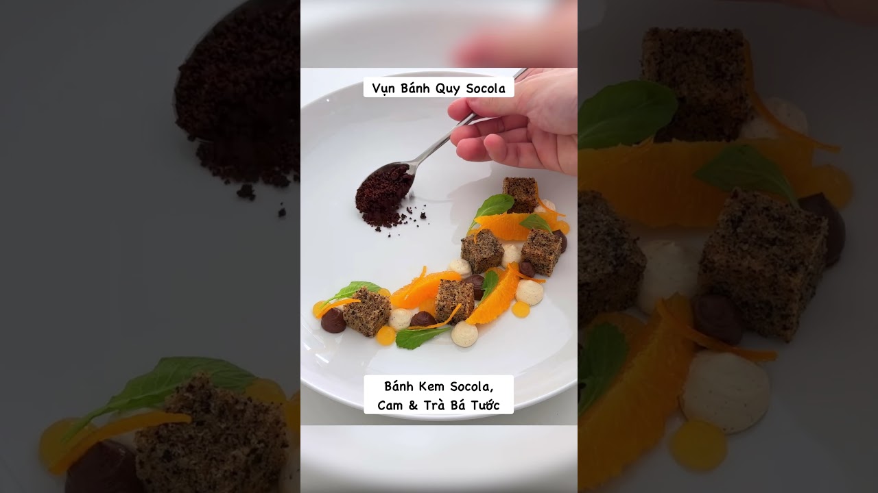 Bánh Kem Trà Bá Tước, Socola và Cam Đẳng Cấp Fine Dining #shorts Bánh Kem Trà Bá Tước, Socola và Cam Đẳng Cấp Fine Dining #shorts