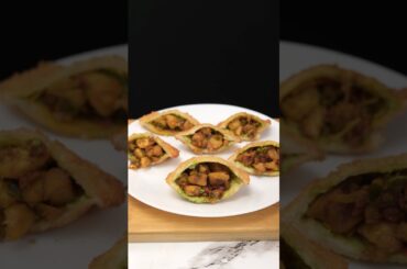 Crispy Chicken Pockets ASMR Cooking ||#shorts #asmr #recipe #chickenrecipe #indianasmrworld #cooking