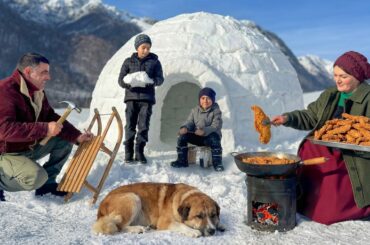 Traditional Smoked Chicken In A Faraway Mountains!