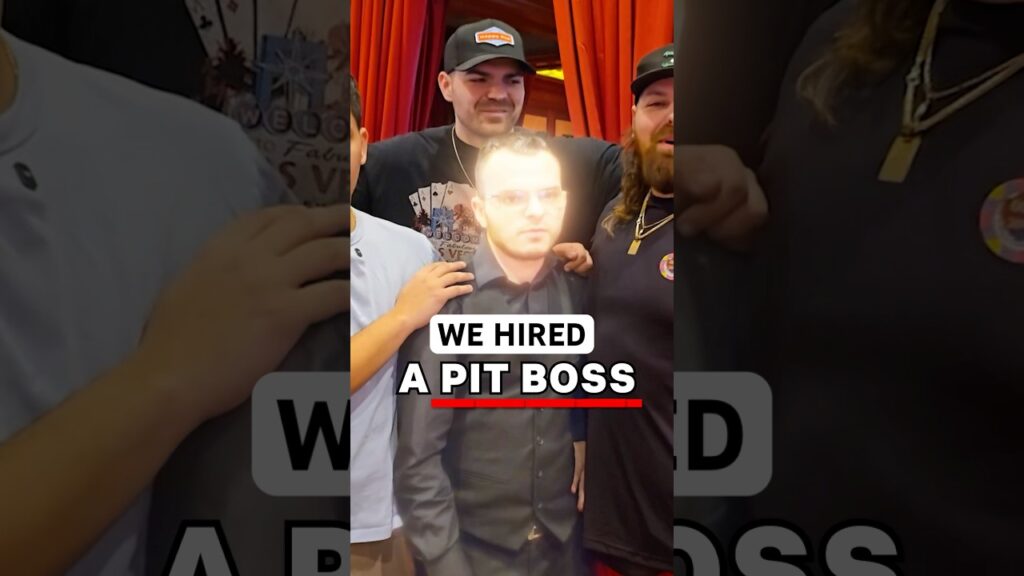 We Hired a Pit Boss to Play Blackjack For Us…😳 #shorts #casino #blackjack
