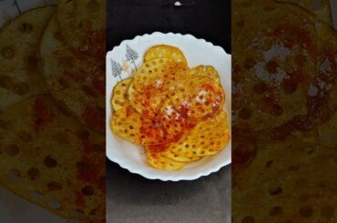 Crispy Potato Net Chips 😍🔥 ASMR Cooking #shorts #asmr #potato