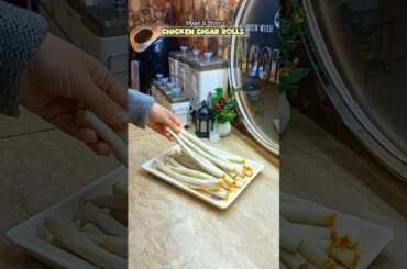 Chicken Cigar Rolls Recipe #ramadanspecial #iftarspecial #chickenrecipe #recipe #ytshorts #cooking