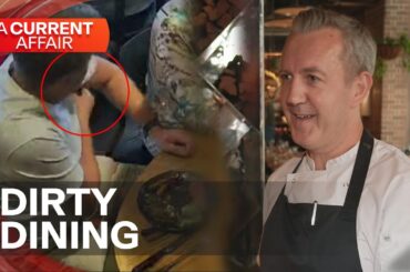 CCTV shows diner plant armpit hair on meal to avoid hefty bill | A Current Affair
