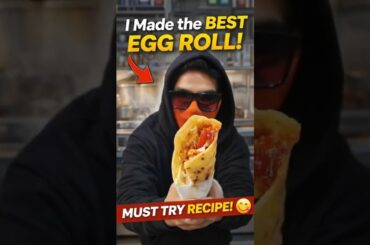 I Cooked the Ultimate Egg Roll at Home🥚😱