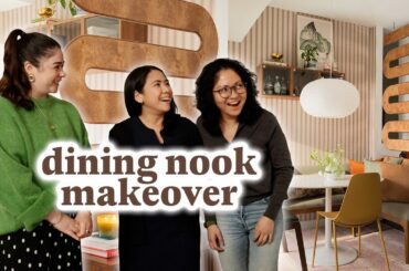 TINY *48 Sq Ft* Dining Room Makeover for a Couple Who Hosts!