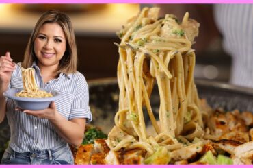 CHICKEN ALFREDO That Tastes BETTER than Restaurant!!!