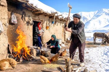 Surviving Winter in an Afghan Village | Traditional Cooking & Real Life
