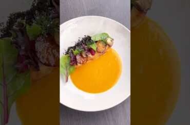 Professional chef creates a fine dining dish #food #art #shortsfeed #shorts