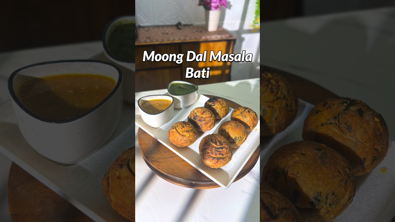 Moong Dal Masala Bati #moongdal #recipe #shorts Moong Dal Masala Bati #moongdal #recipe #shorts