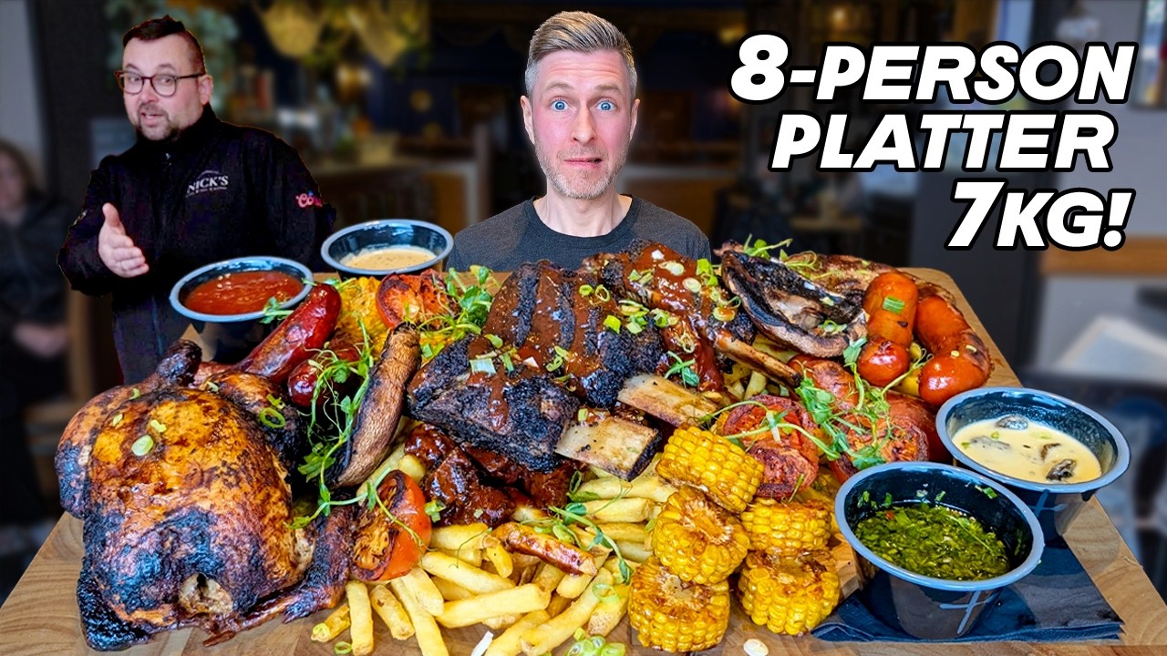 NICK’S 7KG MEGA MIXED GRILL IS MEANT FOR 8 PEOPLE NICK'S 7KG MEGA MIXED GRILL IS MEANT FOR 8 PEOPLE