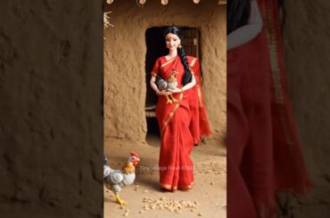 miniature doll chikcan recipe #cooking #miniaturecooking #shorts #food