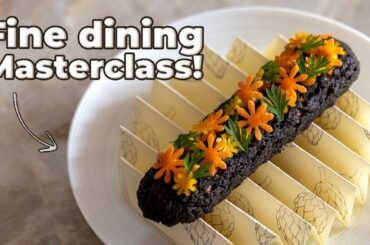 Savory Eclair Bite! Fine Dining Carrot & Sunflower Seed Recipes