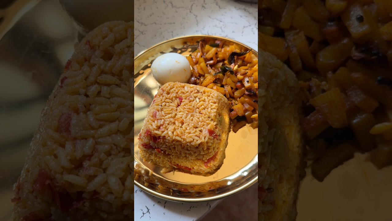 🍛Tasty Lunch Mini vlog😋 Tomato rice recipe & potato fry @sheerusdining 🍛Tasty Lunch Mini vlog😋 Tomato rice recipe & potato fry @sheerusdining