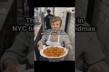 This Restaurant In New York Hires Only Grandmas #stories
