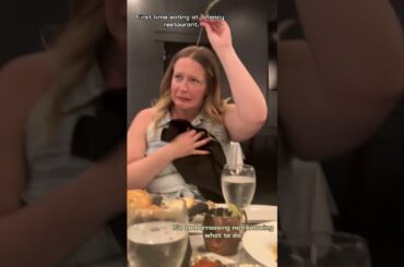 First time dining at a high-end restaurant #funny #finedining #fancy #food #fyp #restaurant