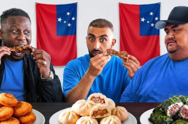 British Try Samoan Food for the First Time!