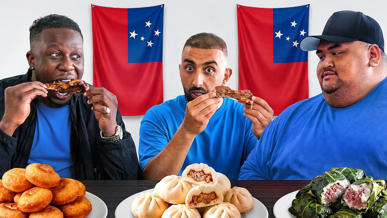 British Try Samoan Food for the First Time! British Try Samoan Food for the First Time!