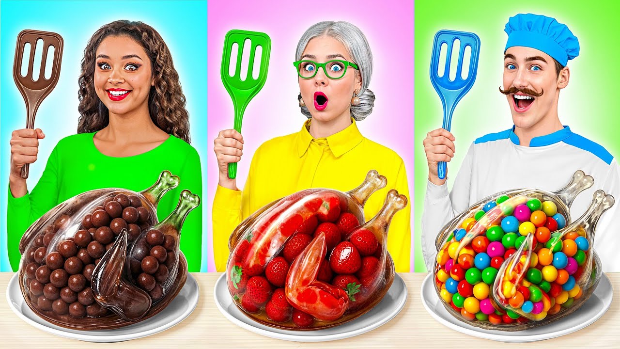 Me vs Grandma Cooking Challenge | Creative Food Hacks by Multi DO Joy Me vs Grandma Cooking Challenge | Creative Food Hacks by Multi DO Joy