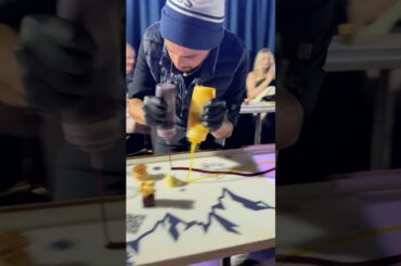 Have you ever eaten off of a table? #finedining #chef #michelin #cooking