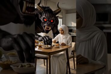 She Said Bismillah… Shaytan Burned on the Chair 😱 Dining Table Story | #surah Hasan
