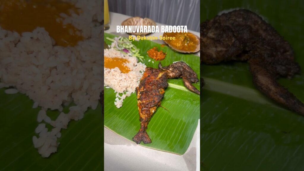 Bhanuvarada Badoota by Dakshin Soiree a chef table experience by Darshan Gowda #badoota #foodshorts