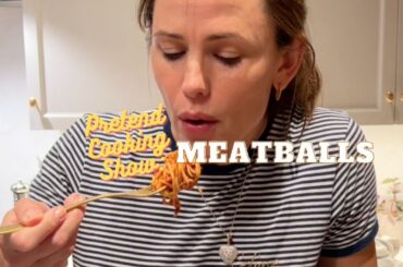 Pretend Cooking Show: Meatballs