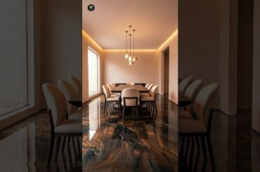 From dusty concrete to a mirror-finish dining floor🌹 #makeover #shorts #viral