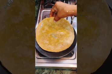 Make plate cut roti #food #cooking #roti #shortfeed #shorts