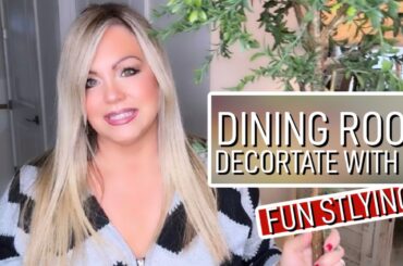 DINING ROOM DECORATE WITH ME PLUS SOME EXCITING NEWS