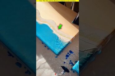 This Man Made A Dining Table That Looks Like The Ocean.😱