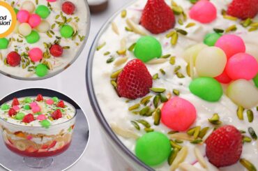 Doodh Dulari Fruit & Jelly Trifle Ramzan Special Recipe By Food Fusion