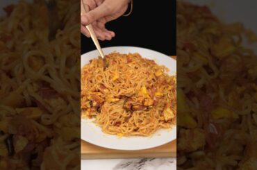 Street Style Anda Maggi ASMR Cooking | #shorts #asmr #recipe #indianasmworld #streetfood #maggi