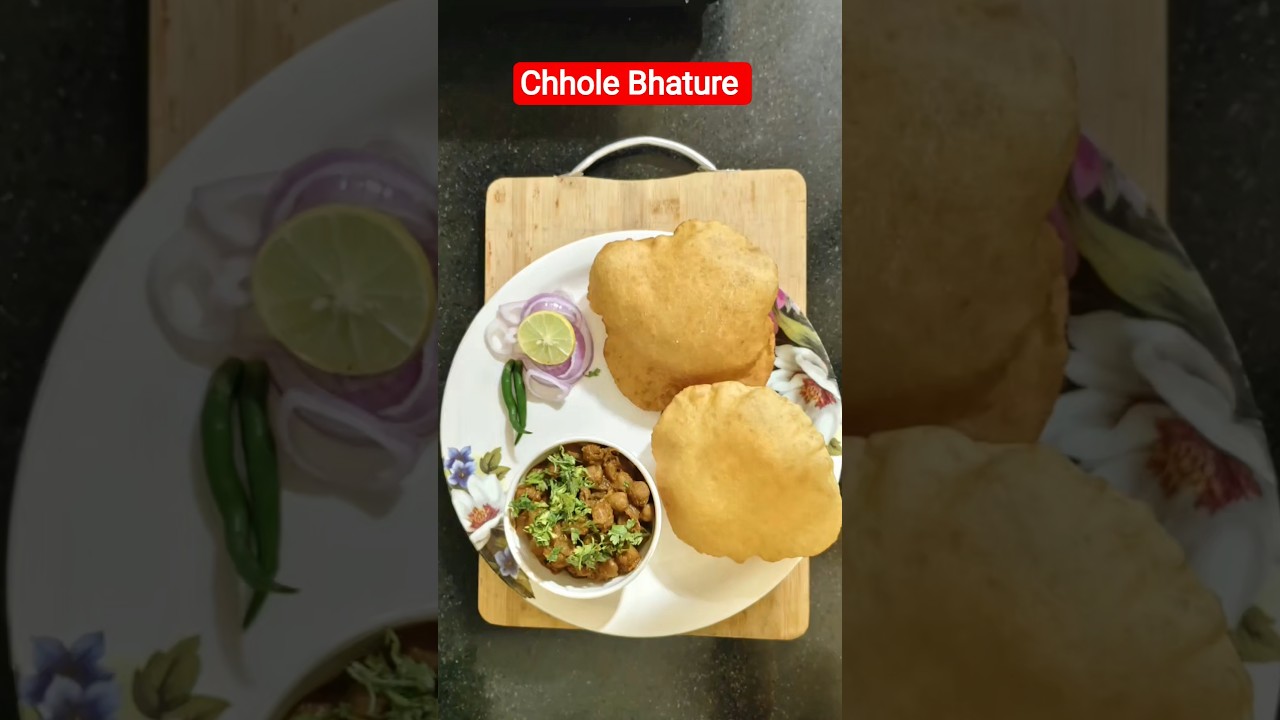 Chhole Bhature 🥰 #shortvideo #cooking #food #youtube #chholebhaturerecipe Chhole Bhature 🥰 #shortvideo #cooking #food #youtube #chholebhaturerecipe