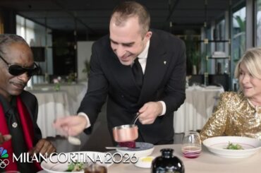 Snoop Dogg and Martha Stewart have a world-class dinner in Italy | Winter Olympics 2026 | NBC Sports