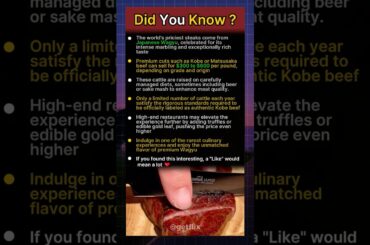 The World’s Most Expensive Steak: Inside Japanese Wagyu Luxury 🥩🔥