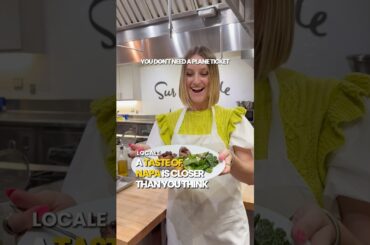 Sur La Table San Diego cooking class. Napa Valley inspired menu with filet and poached pears.