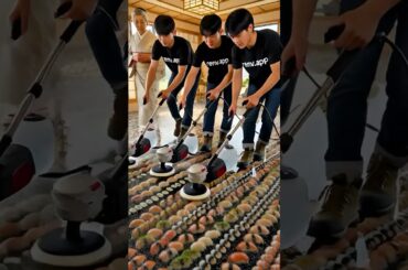 THIS IS INSANE 😱 Sushi Epoxy Dining Room #sushi #epoxy #floor #diy