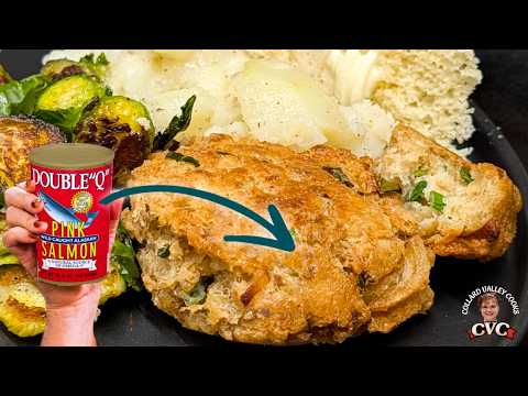 Southern Fried Salmon Patties with Cast Iron Cornbread – Traditional Home Cooking! Southern Fried Salmon Patties with Cast Iron Cornbread - Traditional Home Cooking!