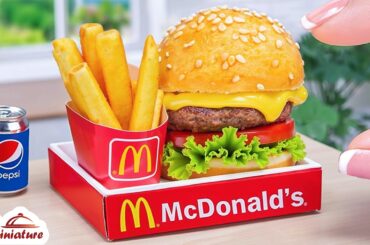 🍔 So Tasty Mini McDonald’s Big Mac Recipe | ASMR Cooking Mini Food