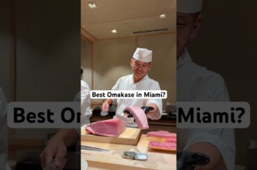 600 Year-Old Table in Miami’s Newest Omakase #japanesefood #miamifood #designdistrict