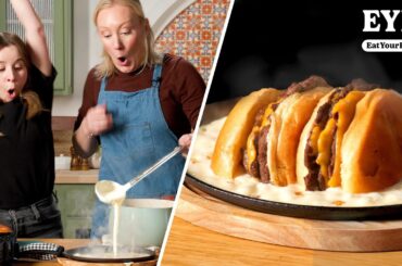 We Tried To Re-Create The Viral Japanese Cheeseburger