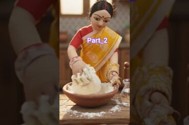 Miniature Alluparatha & chatni Relaxing IndianTiny Kitchen #cooking #miniaturecooking#alluparatha