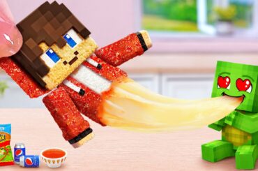 Best Of Nuggets 🔥 How To Make JJ & Mikey Shaped Cheese Nuggets 🐔 Tina Mini Cooking